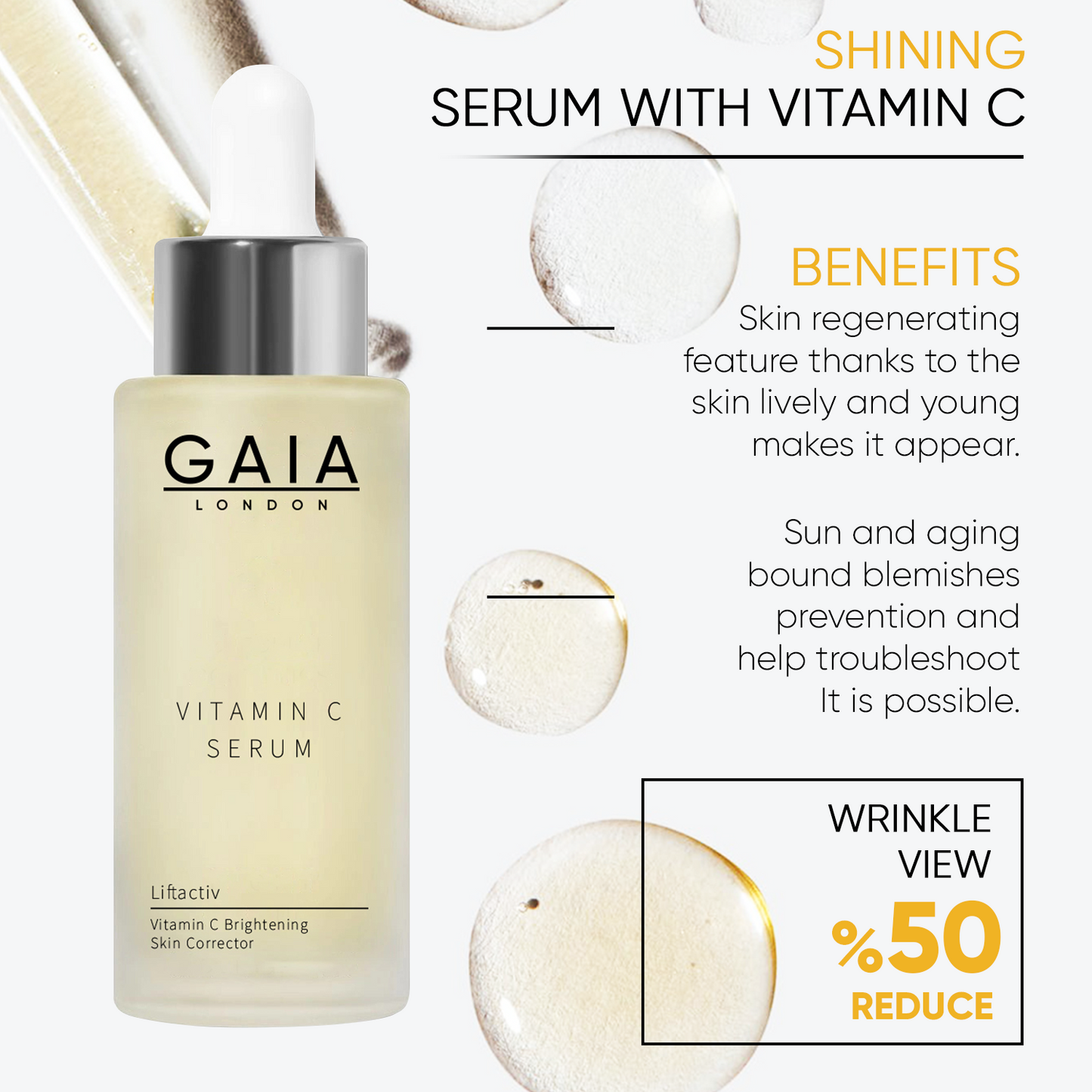 GAIA LONDON VITAMIN C SERUM 50 ML