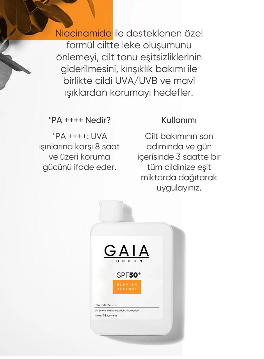 GAIA LONDON BLEMISH DEFENSE