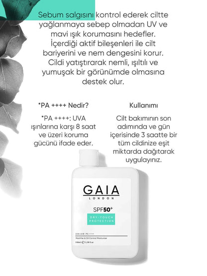 GAIA LONDEN DRY TOUCH SPF50